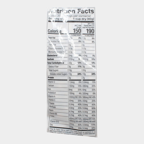 2 Bags Laura Lynn Honey Nut Toasted Oats Bag Cereal, 28 oz