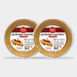 2 Packs Laura Lynn Deep Dish Graham Pie Shell, 9 oz
