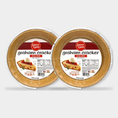 2 Packs Laura Lynn Deep Dish Graham Pie Shell, 9 oz