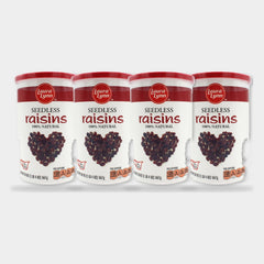 4 Cans Laura Lynn Raisins, 20 oz