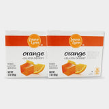 2 Boxes Laura Lynn Orange Gelatin, 3 oz