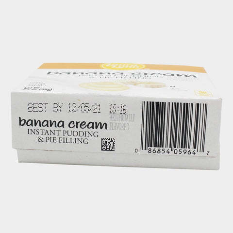 2 Boxes Laura Lynn Instant Banana Cream Pudding, 3.4 oz