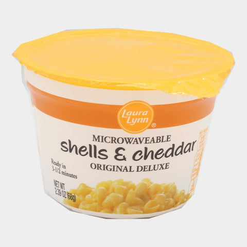 6 Cups Laura Lynn Shells & Cheddar Cup, 2.39 oz