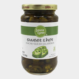3 Jars Laura Lynn Sweet & Hot Nacho Sliced Jalapenos, 12 oz
