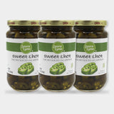 3 Jars Laura Lynn Sweet & Hot Nacho Sliced Jalapenos, 12 oz