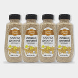 4 Bottles Laura Lynn Coarse Ground Mustard, 12 oz