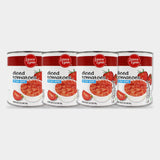 4 Cans Laura Lynn No Salt Added Fancy Diced Tomatoes, 28 oz
