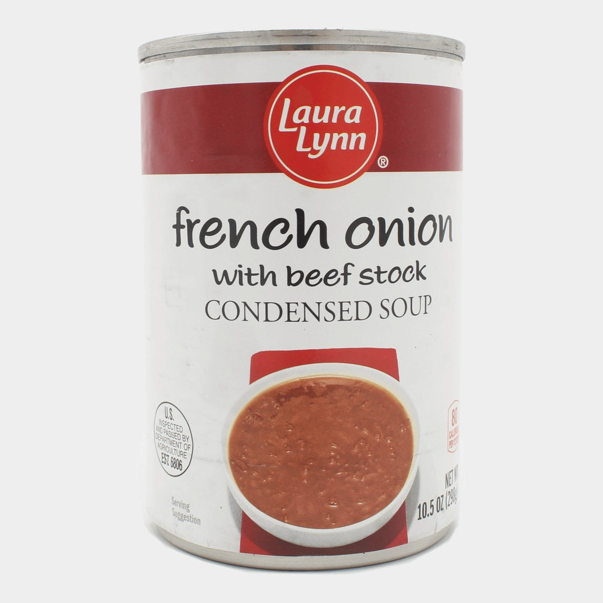 6 Cans Laura Lynn French Onion with Beef Stock Soup Condensed, 10.5 oz
