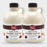 2 Bottles Laura Lynn 100% Maple Syrup Jug, 32 oz