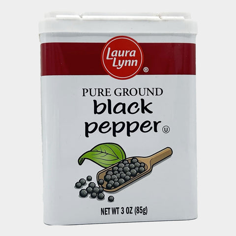 2 Jars Laura Lynn Black Pepper, 3 oz