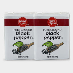 2 Jars Laura Lynn Black Pepper, 3 oz