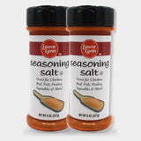 2 Jars Laura Lynn Seasoned Salt, 8 oz