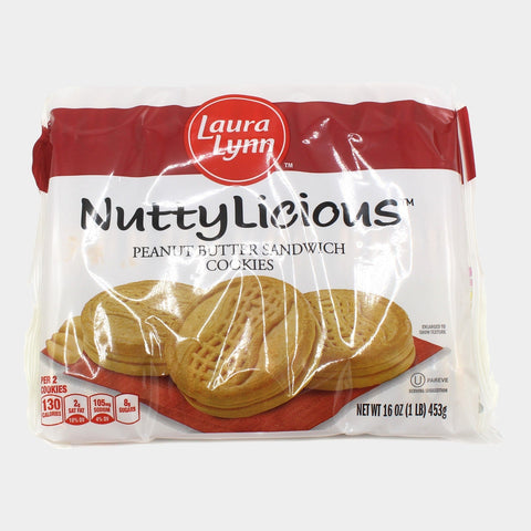 Laura Lynn Peanut Butter Sandwich Cookies, 16 oz