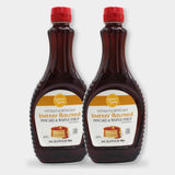 2 Bottles Laura Lynn Butter Flavor Pancake Syrup, 24 oz