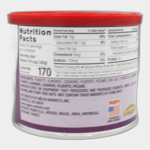Laura Lynn Mixed Nuts with Sea Salt (Less Than 50% Peanuts), 10.3 oz