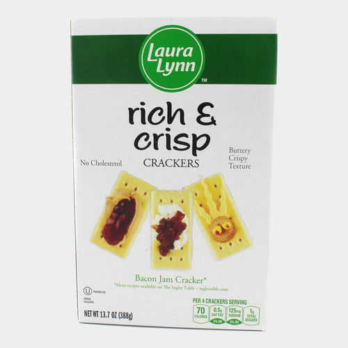 Laura Lynn Rich & Crisp Crackers, 13.7 oz