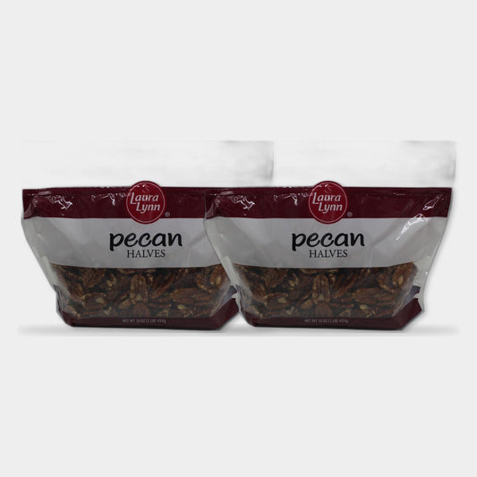 2 Bags Laura Lynn Baking Pecan Halves, 16 oz