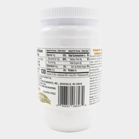 2 Bottles Laura Lynn Refined Coconut Oil, 14 oz