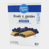 2 Boxes Laura Lynn Blueberry Fruit & Grain Bars 8 Count, 10.4 oz