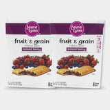 2 Boxes Laura Lynn Mixed Berry Fruit & Grain Bars 8 Count, 10.4 oz