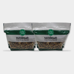 2 Bags Laura Lynn Walnut Halves & Pieces, 16 oz
