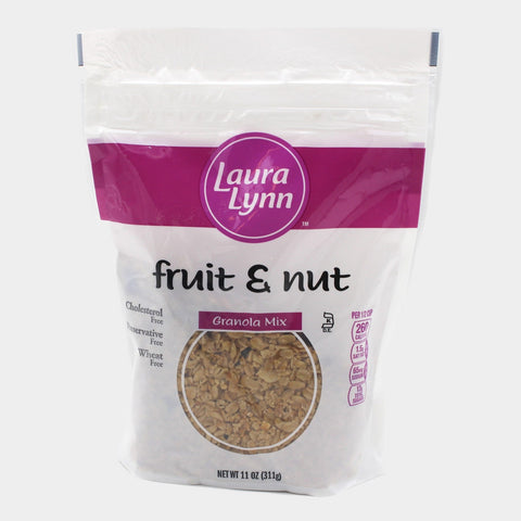 2 Boxes Laura Lynn Fruit & Nut Granola, 11 oz
