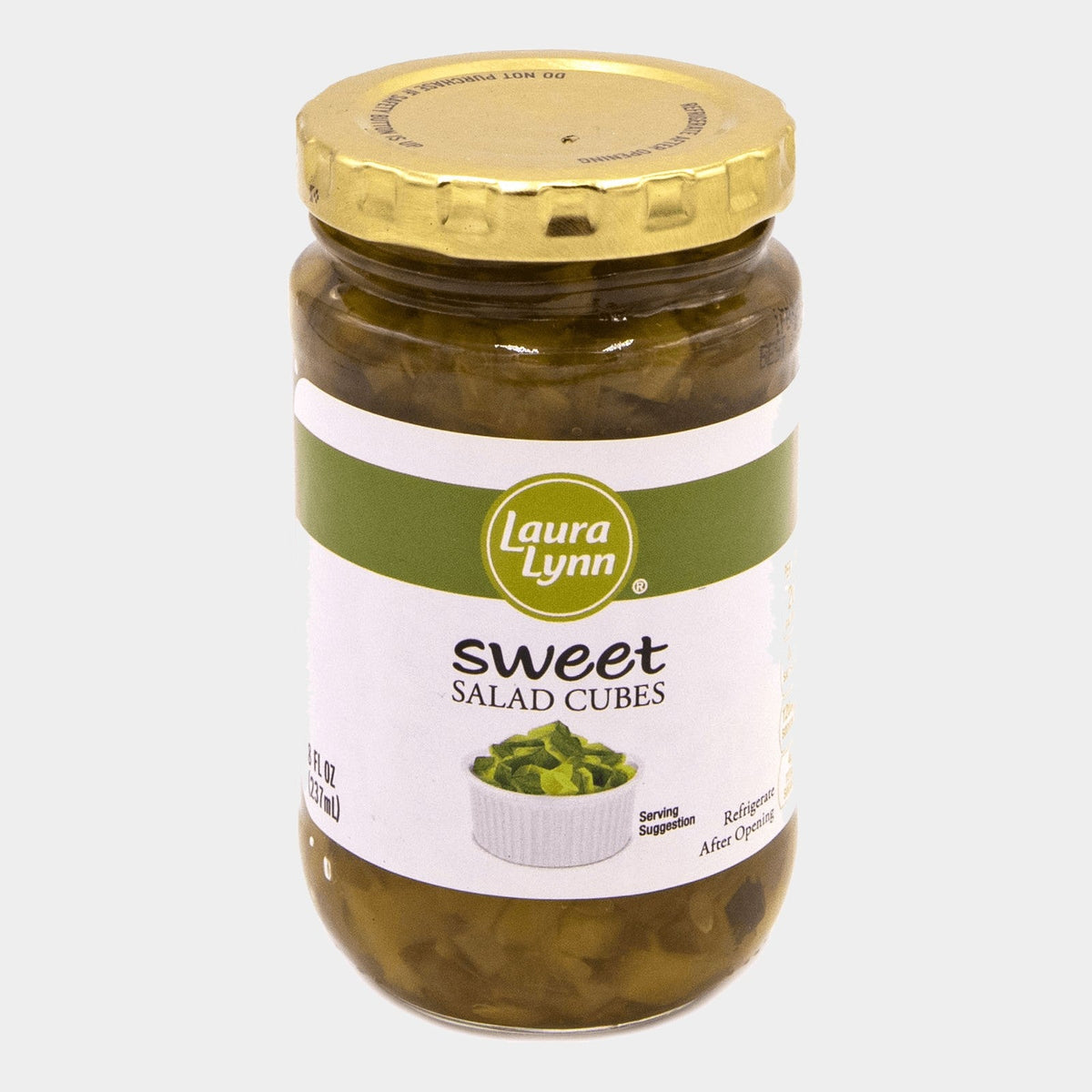 3 Jars Laura Lynn Sweet Salad Cubes, 8 oz