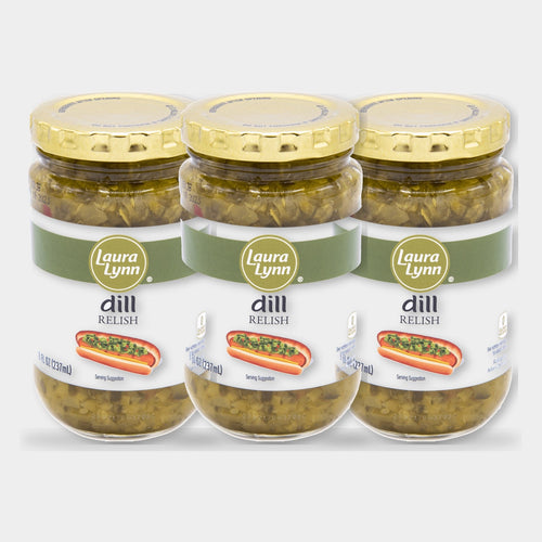 3 Jars Laura Lynn Dill Relish, 8 oz