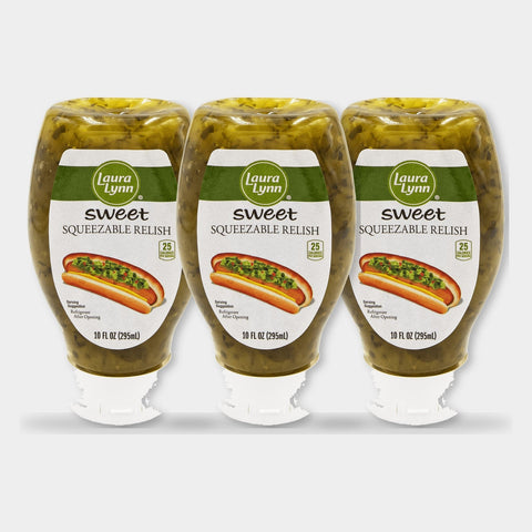 3 Jars Laura Lynn Sweet Squeeze Relish, 10 oz