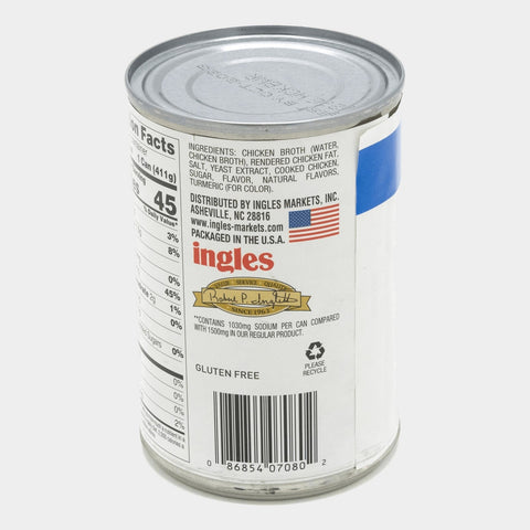 6 Cans Laura Lynn Reduced Sodium Chicken Broth, 14.5 oz