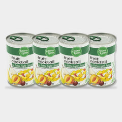 4 Cans Laura Lynn Fruit Cocktail Xl Syrup, 15 oz
