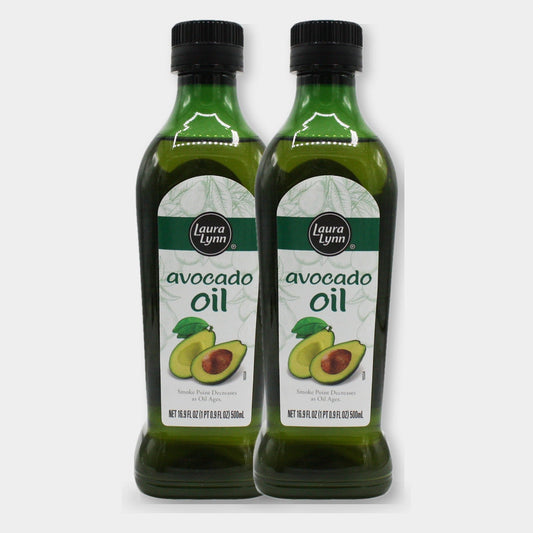 2 Bottles Laura Lynn Avocado Oil, 16.9 oz