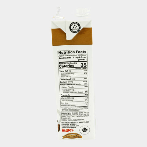 3 Cartons Laura Lynn Chicken Bone Broth, 32 oz