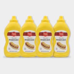 4 Bottles Laura Lynn Yellow Mustard, 20 oz