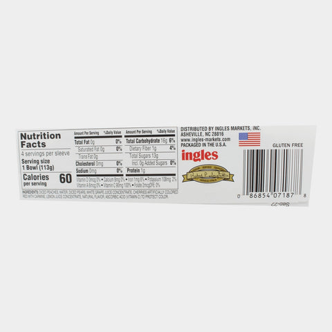 2 Packs Laura Lynn Cherry Mixed Fruit Cups in 100% Juice, 16 oz