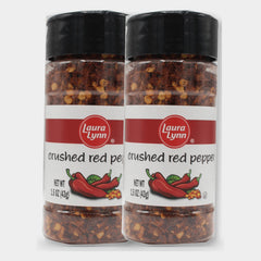 2 Jars Laura Lynn Crushed Red Pepper, 1.5 oz