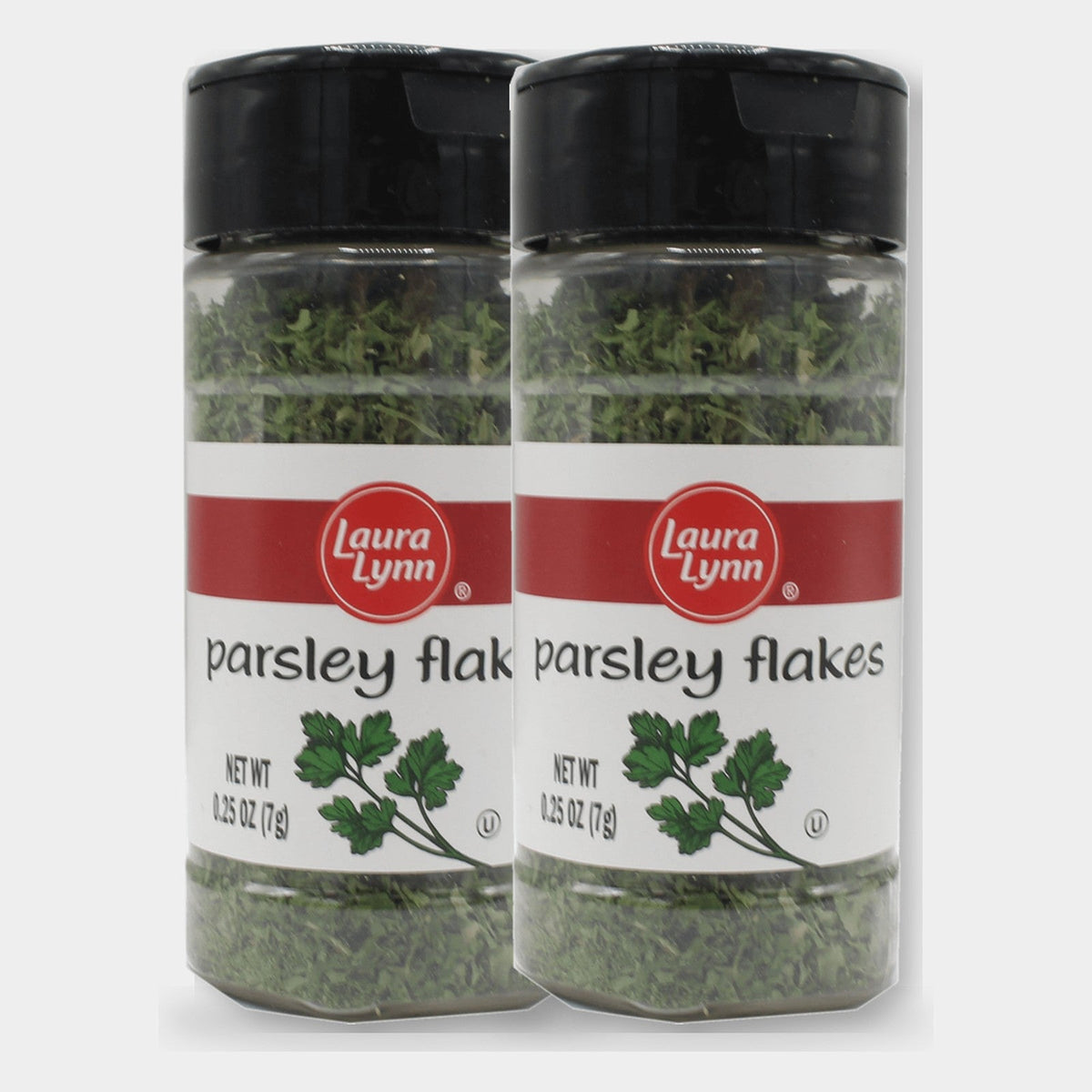 2 Jars Laura Lynn Parsley Flakes, 0.25 oz