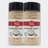 2 Jars Laura Lynn Minced Onion, 2 oz