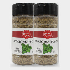 2 Jars Laura Lynn Oregano Leaves, 0.75 oz