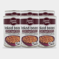 6 Cans Laura Lynn Baked Beans Brown Sugar Hickory, 15 oz