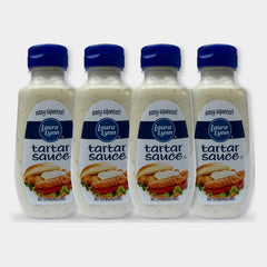 4 Bottles Laura Lynn Easy Squeeze Tartar Sauce, 12 oz