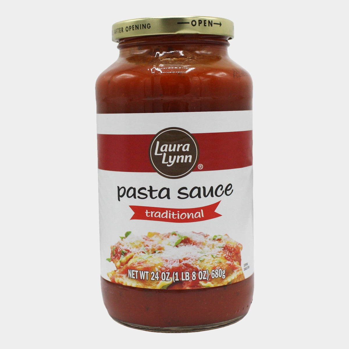3 Jars Laura Lynn Traditional Pasta Sauce, 24 oz