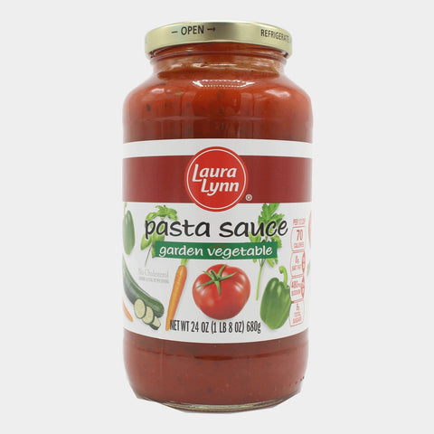 3 Jars Laura Lynn Garden Vegetable Pasta Sauce, 24 oz