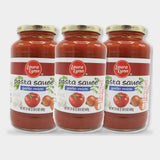 3 Jars Laura Lynn Garlic Onion Pasta Sauce, 24 oz