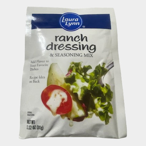 6 Packets Laura Lynn Ranch Dressing Mix, 1.12 oz