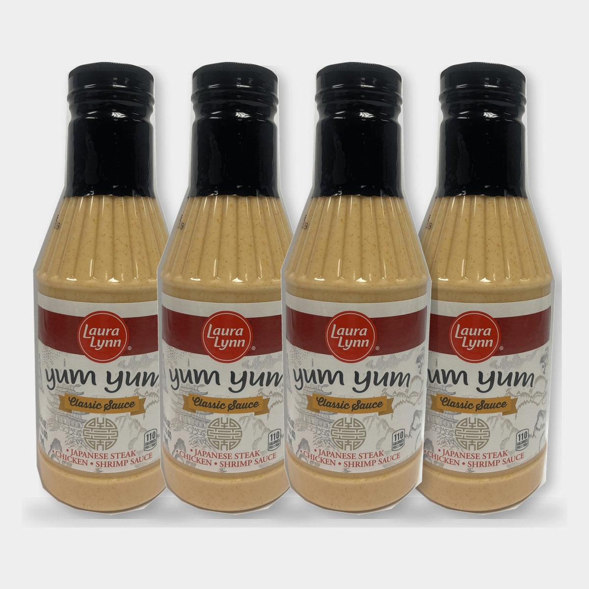 4 Bottles Laura Lynn Yum Yum Sauce, 16.5 oz