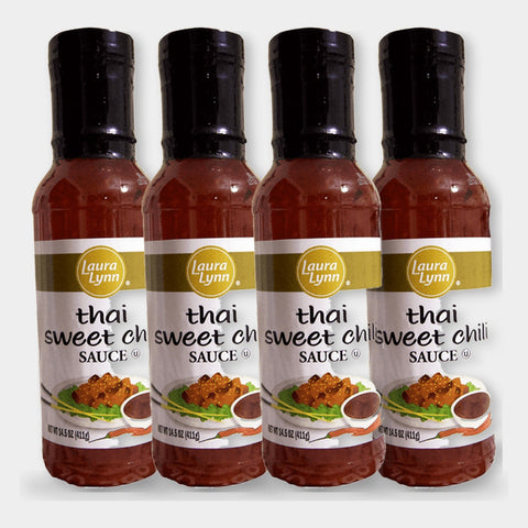 4 Bottles Laura Lynn Sweet Chili Thai Sauce, 14.5 oz