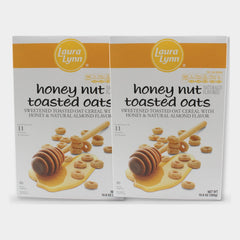 2 Boxes Laura Lynn Honey Nut Toasted Oats, 10.8 oz