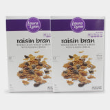 2 Boxes Laura Lynn Raisin Bran, 16.6 oz