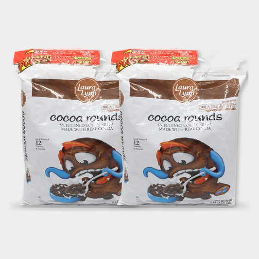 2 Bags Laura Lynn Cocoa Rounds Bag, 28 oz